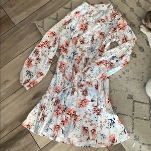 Floral maternity dress
